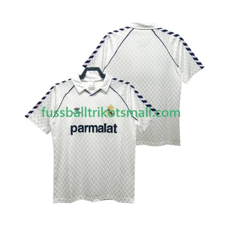 Fußballtrikots Real Madrid 1987 Retro 1986 Kurzarm Heimtrikotsatz kaufen